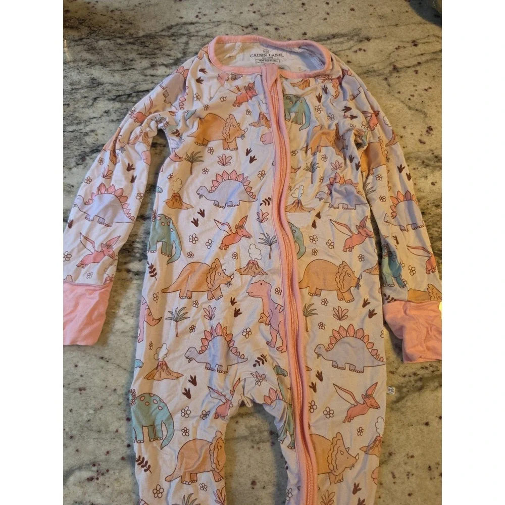 Caden Lane Dolly's Dinos 18-24 onsie